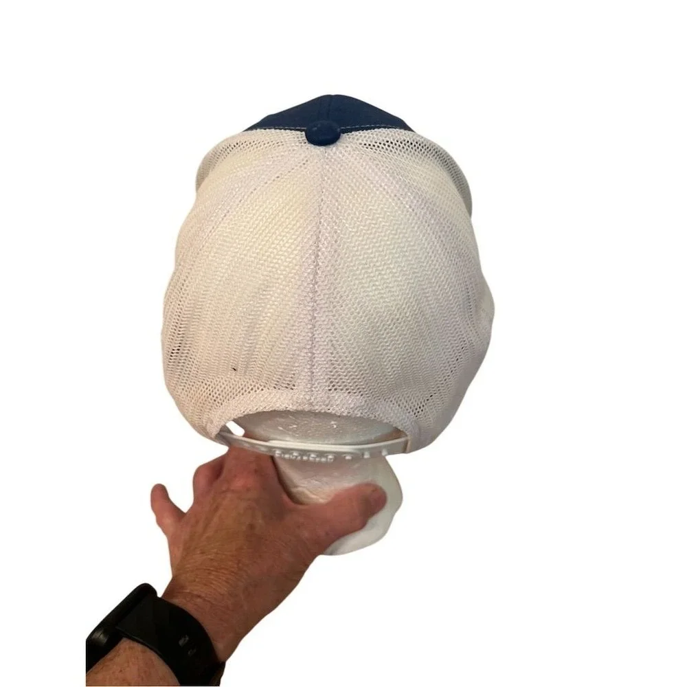 Vintage Richardson Bulls Logo Cap Blue One Size Adjustable Hat‎